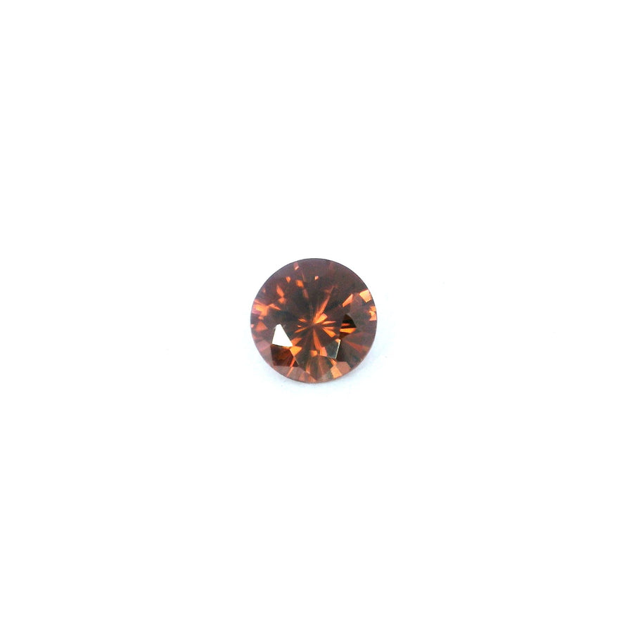 Round Brown Zircon 1.12ct loose gemstone