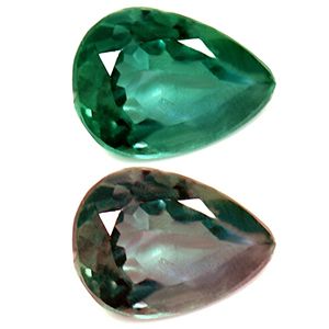 Pear Green Alexandrite 0.34ct loose gemstone