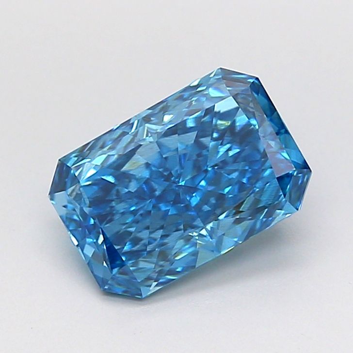 Radiant Fancy Vivid Blue Lab-grown Diamond 1.44ct VS2 loose diamond
