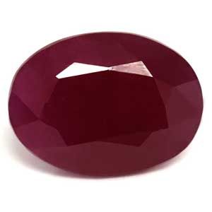 Oval Red Ruby 2.5ct loose gemstone
