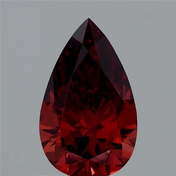 Pear Fancy Deep Orange Lab-grown Diamond 0.95ct VVS2 loose diamond