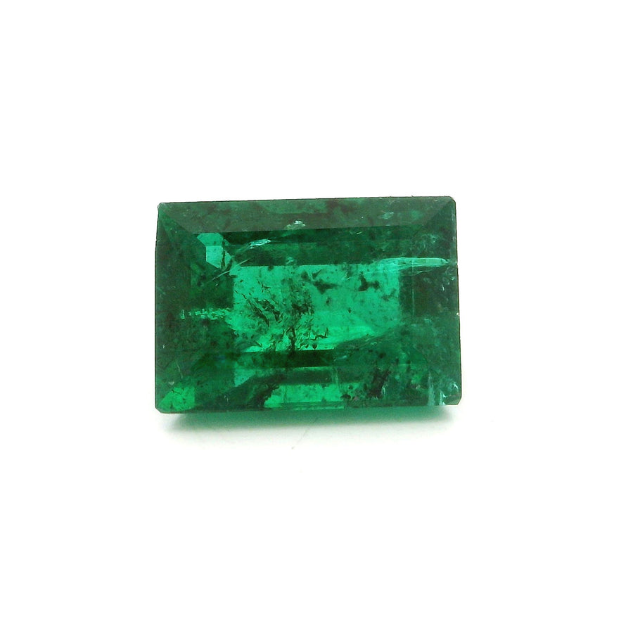 Rectangular Green Emerald 1.08ct loose gemstone