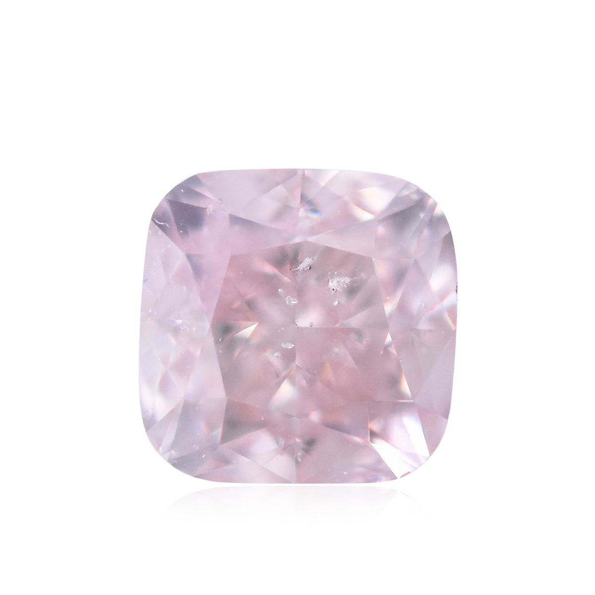 Cushion Fancy Light Orangey Pink Natural Diamond 0.2ct SI2 loose diamond