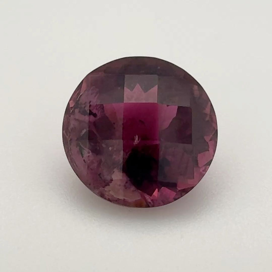 Round Red Tourmaline 3.905ct loose gemstone