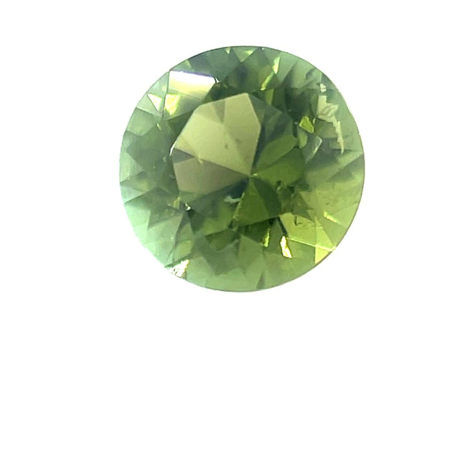 Round Green Tourmaline 0.53ct loose gemstone