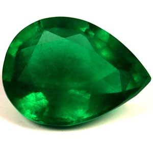 Pear Green Emerald 1.29ct loose gemstone