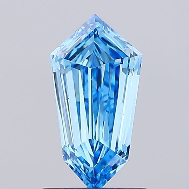 Shield Fancy Vivid Blue Lab-grown Diamond 0.95ct VS1 loose diamond