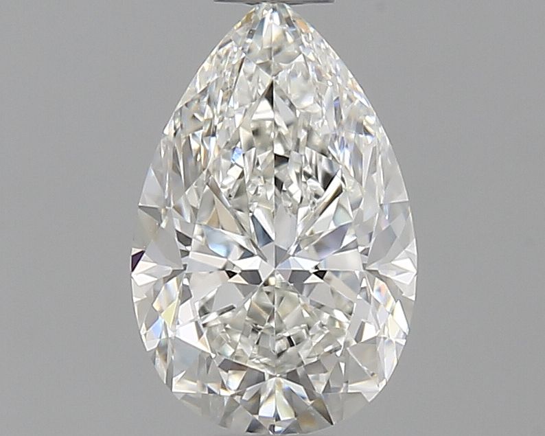 Pear Natural Diamond 0.70ct H IF