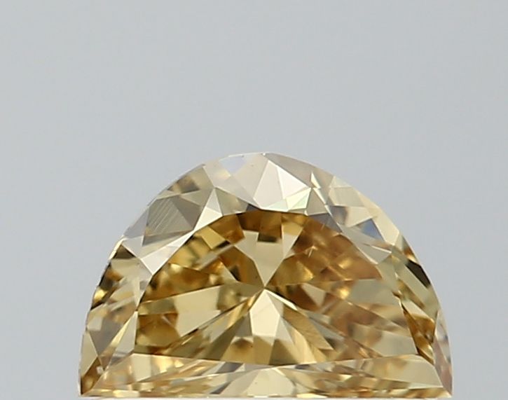 Half Moon Fancy Intense Yellow Lab-grown Diamond 0.44ct VS2 loose diamond