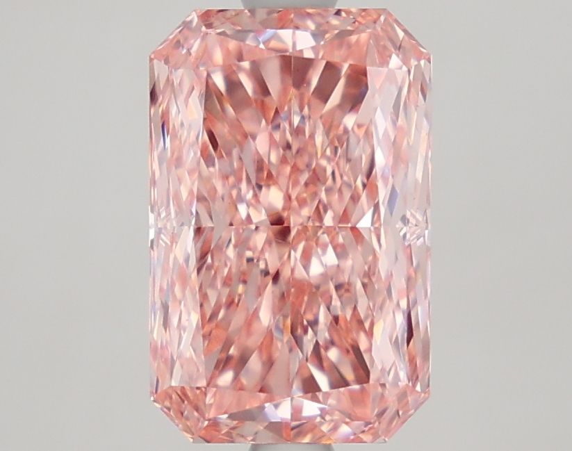 Radiant Fancy Vivid Pink Lab-grown Diamond 2.53ct VVS2 loose diamond