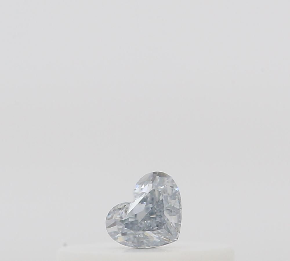 Heart Fancy Blue Natural Diamond 0.09ct loose diamond