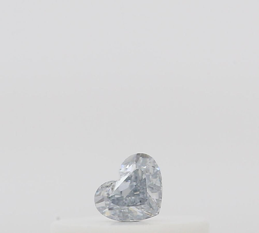 Heart Fancy Blue Natural Diamond 0.09ct loose diamond