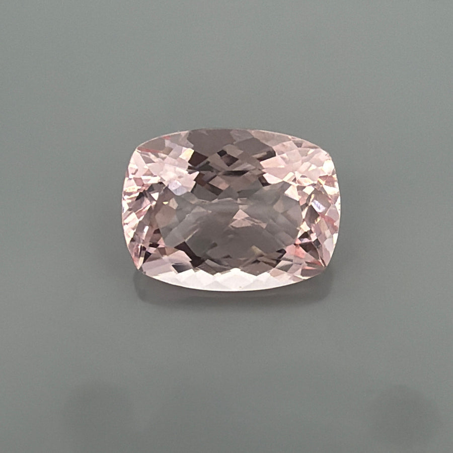 Cushion Pink Morganite 10.94ct loose gemstone