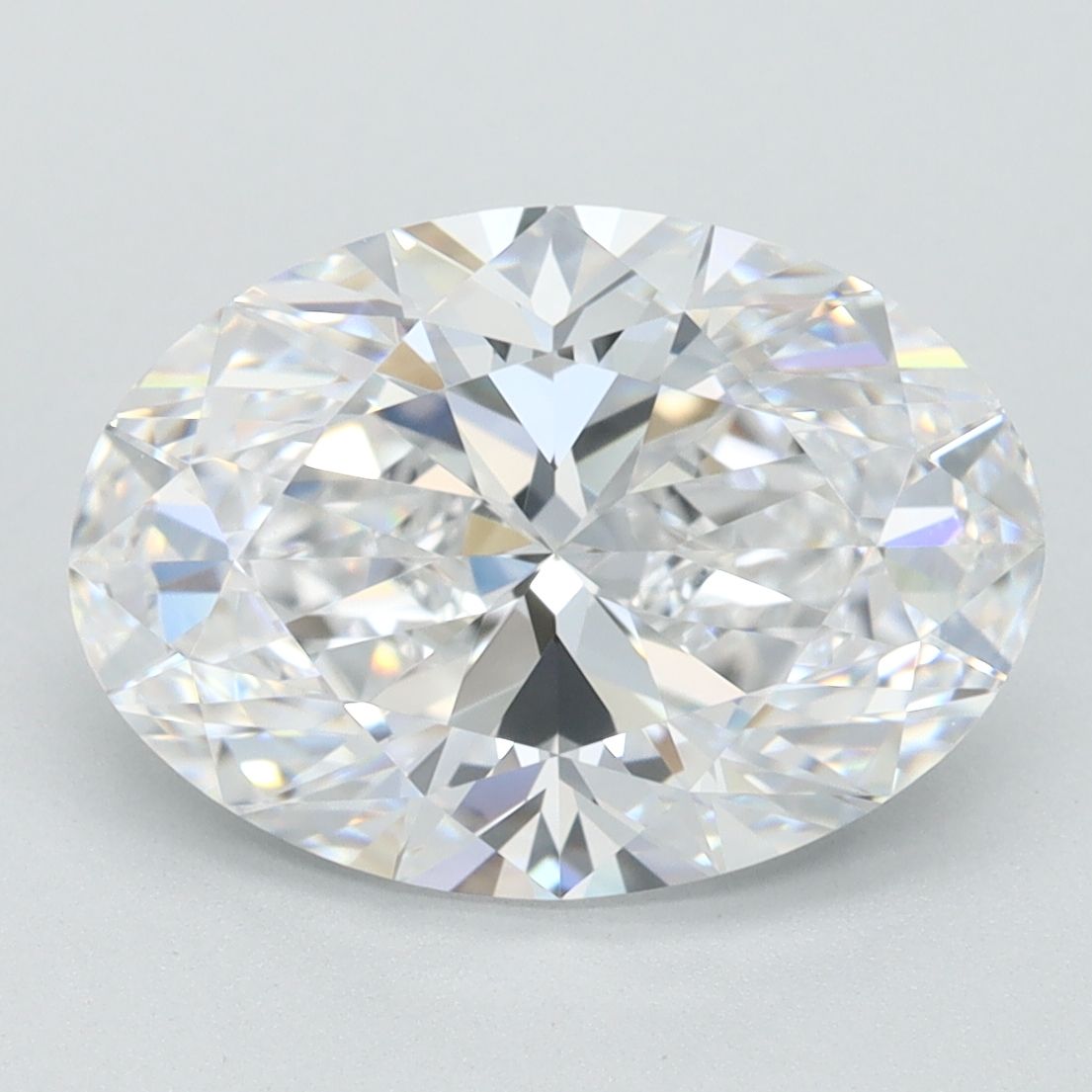 Oval Lab-Grown Diamond 3.15ct D IF