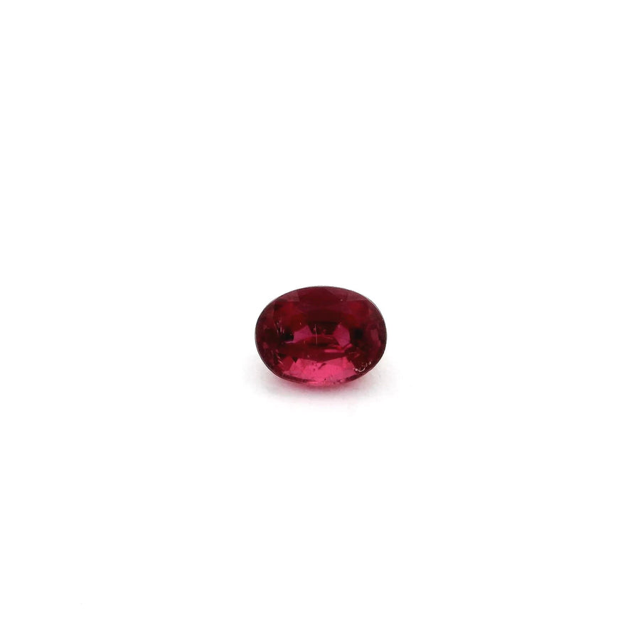 Oval Red Tourmaline 0.67ct loose gemstone