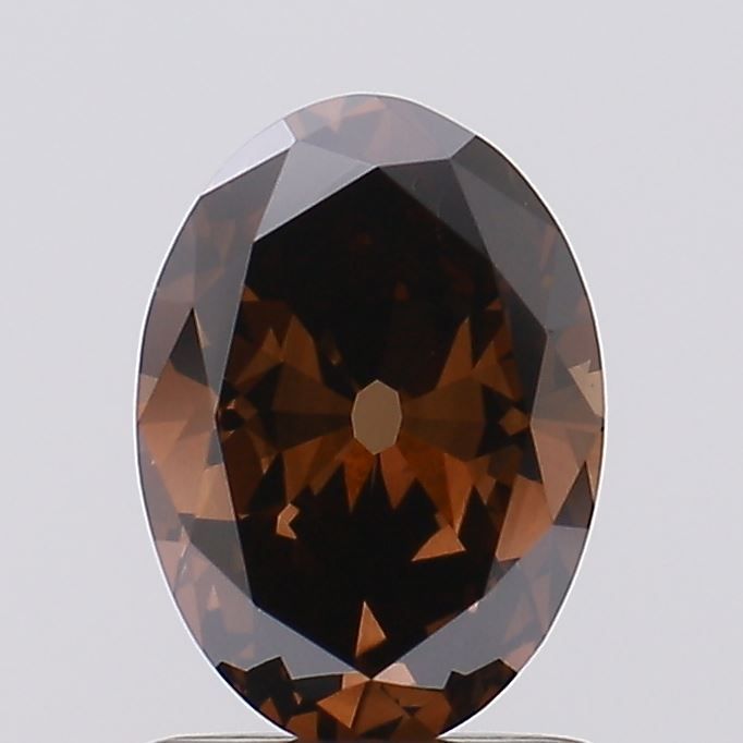 Oval Fancy Deep Brown Lab-grown Diamond 1ct VS1 loose diamond