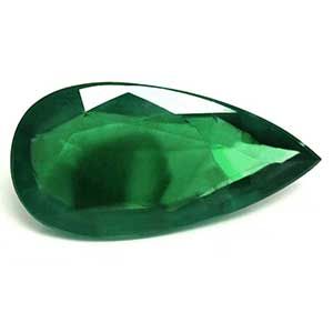 Pear Green Emerald 7.36ct loose gemstone