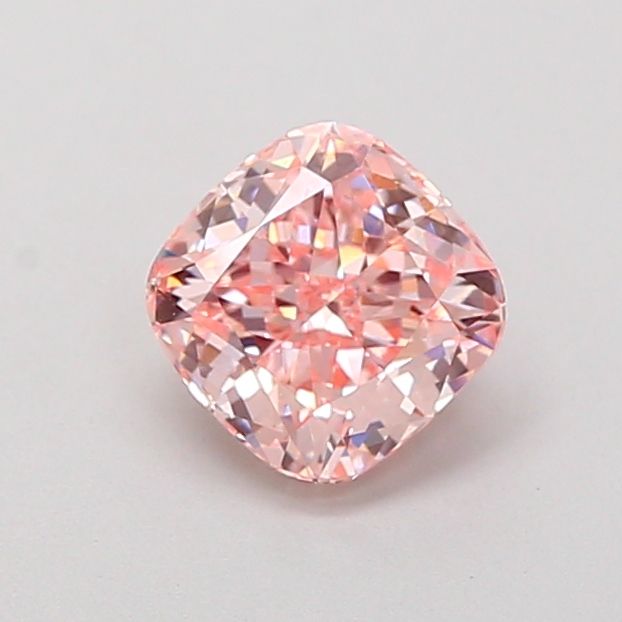 Radiant Fancy Vivid Pinkish Orange Lab-grown Diamond 5.03ct VS1 loose diamond