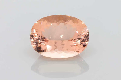 Oval Orange Morganite 19.15ct loose gemstone