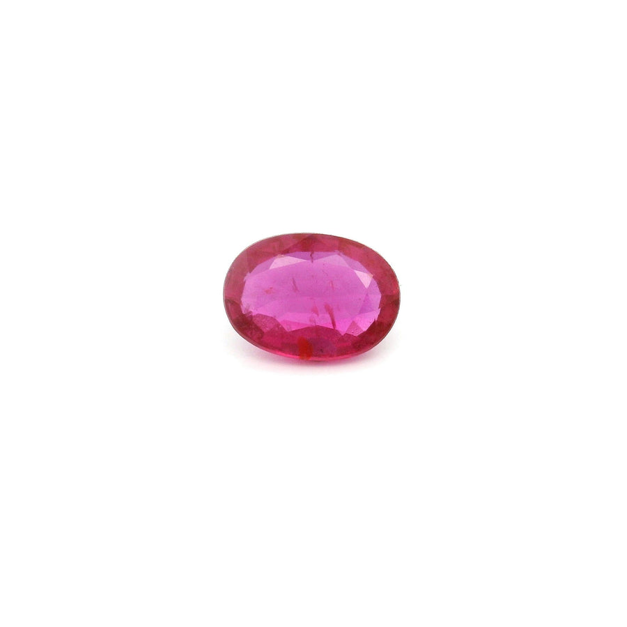 Oval Red Ruby 0.95ct loose gemstone