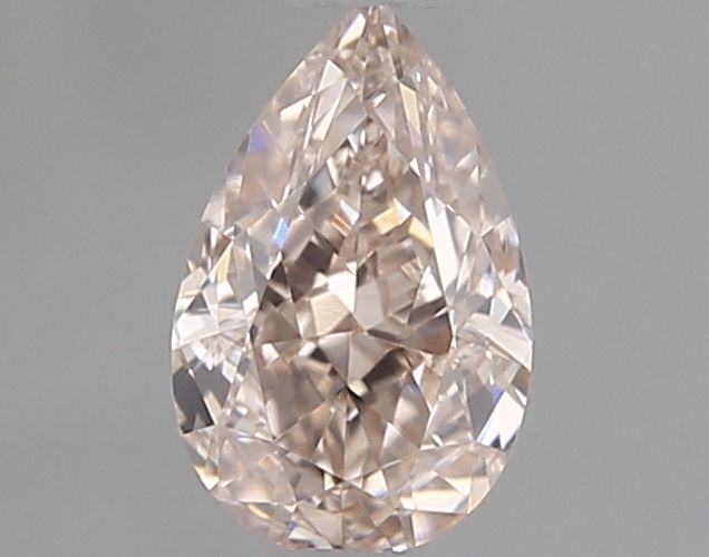 Pear Fancy Light Pink Brown Natural Diamond 0.41ct VVS2 loose diamond
