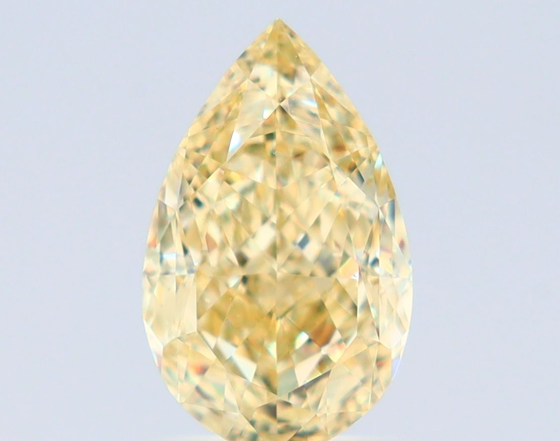 Pear Fancy Yellow Natural Diamond 1.32ct VS2 loose diamond