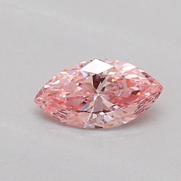 Marquise Fancy Vivid Pink Lab-grown Diamond 0.18ct VS1 loose diamond