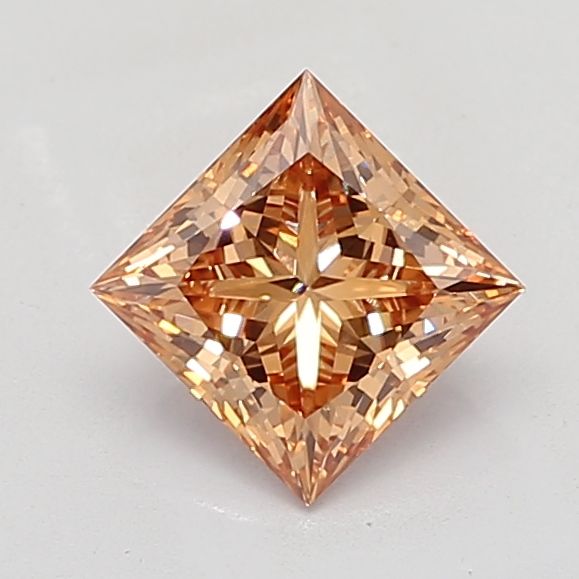Princess Fancy Brown Lab-grown Diamond 2.1ct VS1 loose diamond