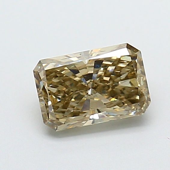Radiant Fancy Vivid Brown Lab-grown Diamond 1.64ct VS1 loose diamond