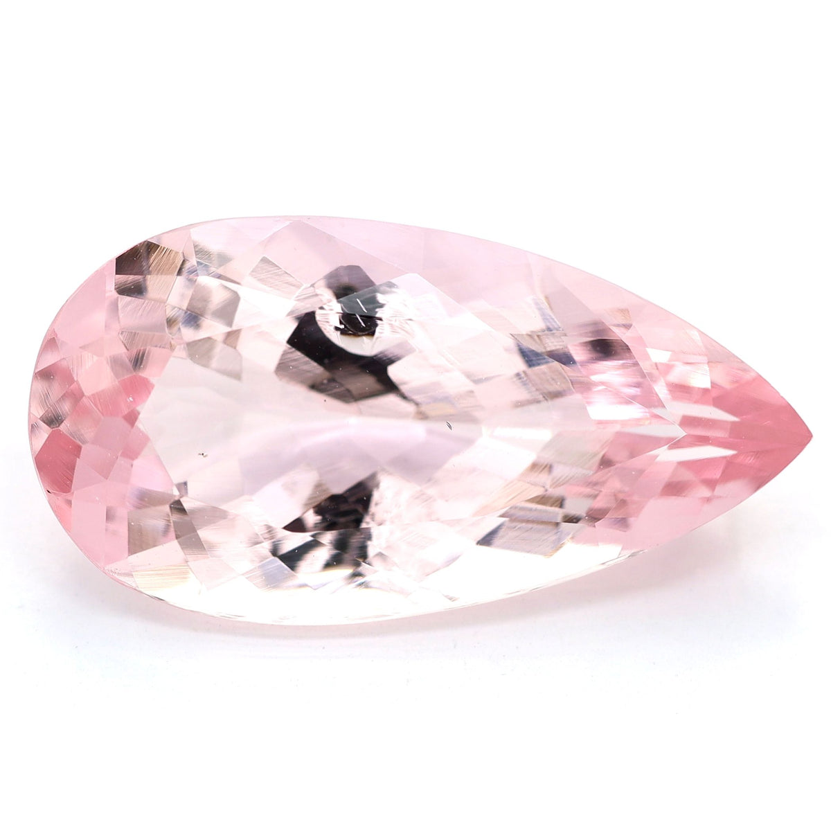 Pear Pink Morganite 7.11ct loose gemstone