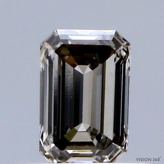 Emerald Fancy Light Gray Lab-grown Diamond 0.43ct VS1 loose diamond