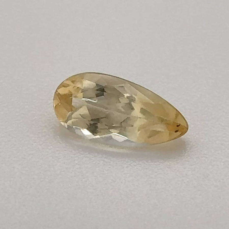 Pear Yellow Topaz 0.605ct loose gemstone