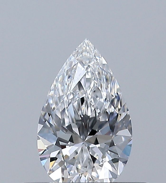 Pear Natural Diamond 0.36ct D IF