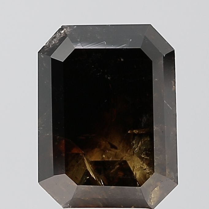 Emerald Salt And Pepper Natural Diamond 4.04ct VVS2 loose diamond