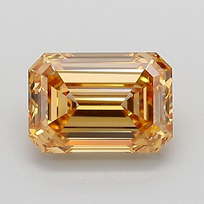 Emerald Fancy Light Yellowish Brown Lab-grown Diamond 1.04ct VS1 loose diamond