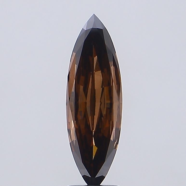 Marquise Fancy Light Brown Lab-grown Diamond 3.04ct VS2 loose diamond