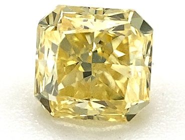Square Radiant Fancy Intense Yellow Natural Diamond 0.7ct VS2 loose diamond