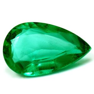 Pear Green Emerald 1.96ct loose gemstone