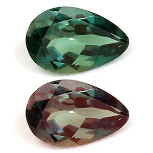 Pear Green Alexandrite 0.21ct loose gemstone