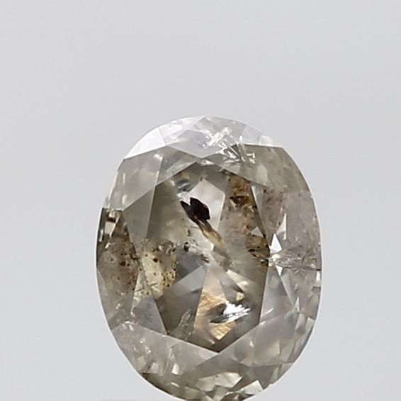 Oval Salt And Pepper Natural Diamond 1.22ct VVS2 loose diamond