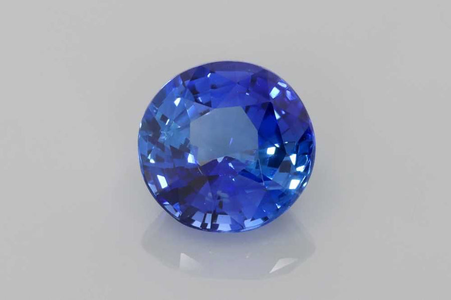 Round Blue Sapphire 3.05ct loose gemstone