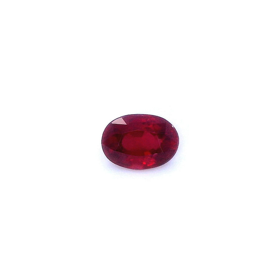 Oval Red Ruby 0.68ct loose gemstone