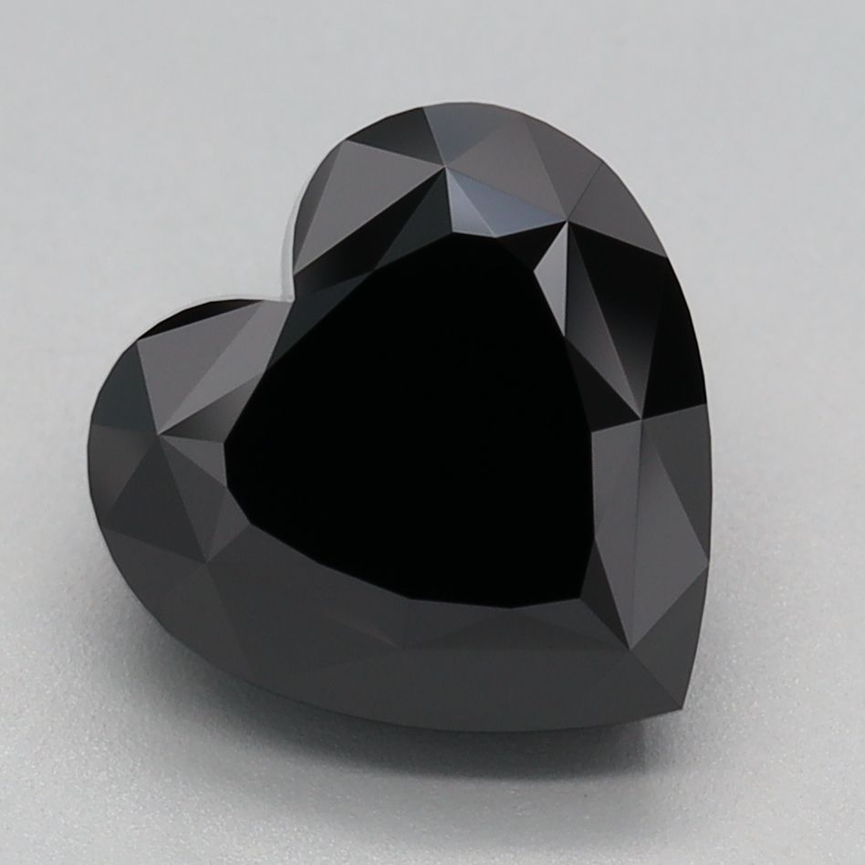 Heart Fancy Black Lab-grown Diamond 3.05ct loose diamond