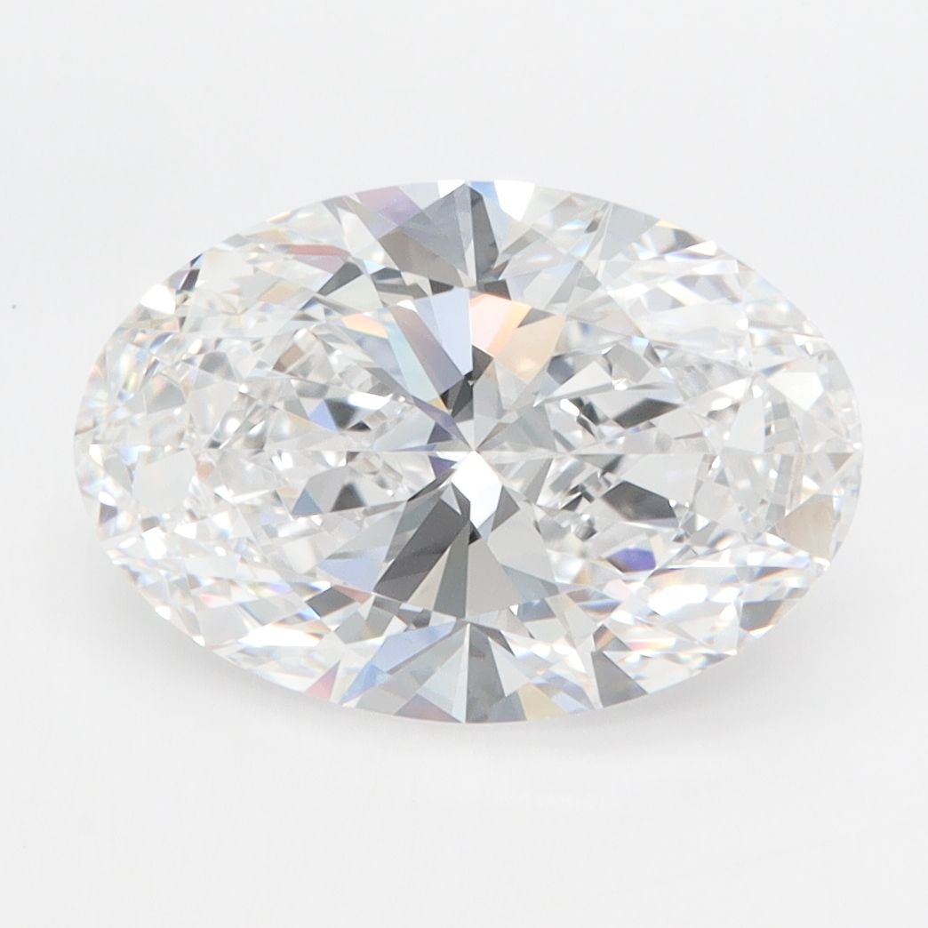 Oval Lab-Grown Diamond 3.30ct D VVS1