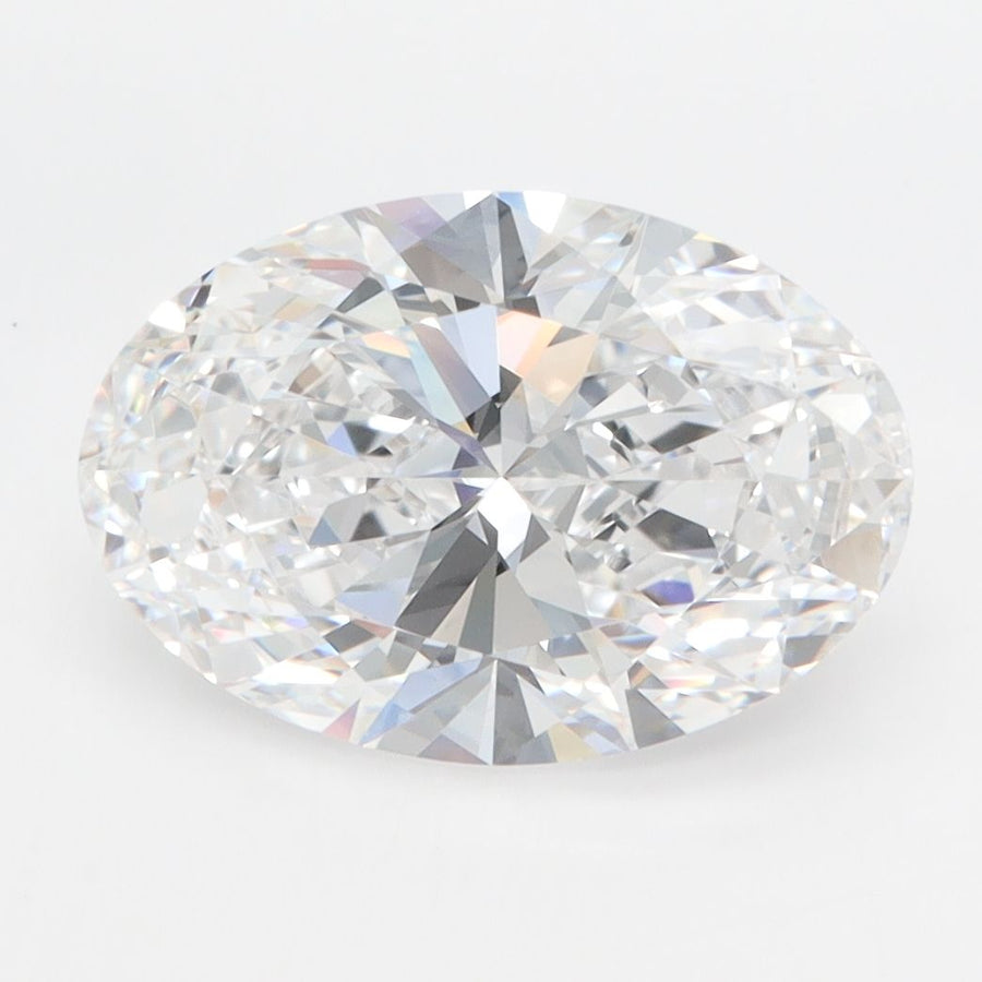 Oval Lab-Grown Diamond 3.30ct D VVS1