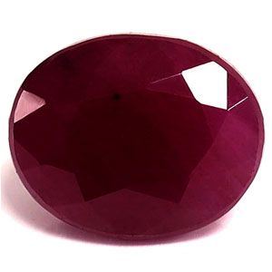 Oval Red Ruby 3.54ct loose gemstone