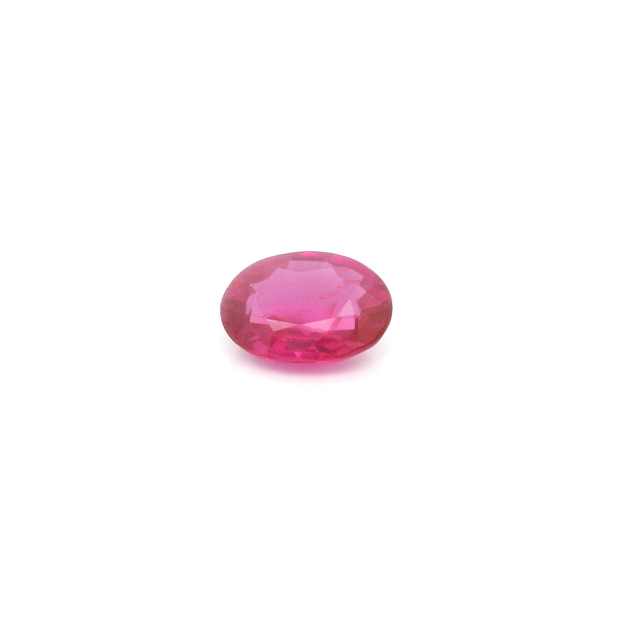 Oval Red Ruby 0.89ct loose gemstone