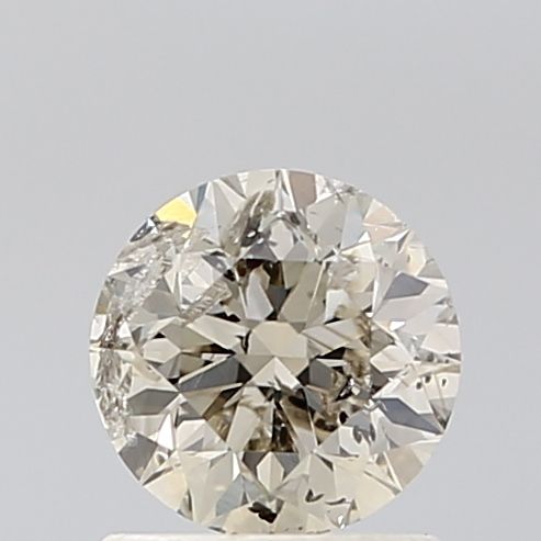 Round Fancy Light Brown Natural Diamond 0.9ct I1 loose diamond