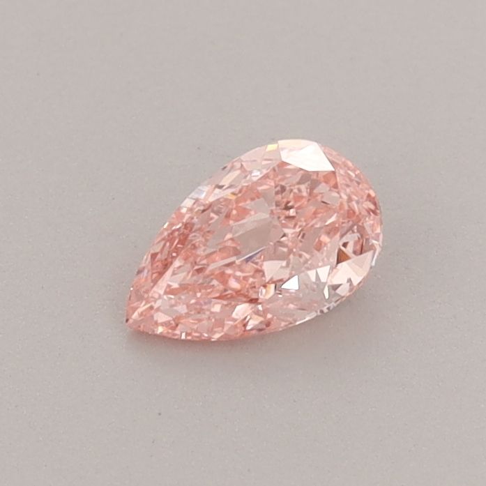 Pear Fancy Vivid Pink Lab-grown Diamond 0.36ct VS2 loose diamond