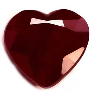 Heart Red Ruby 2.43ct loose gemstone